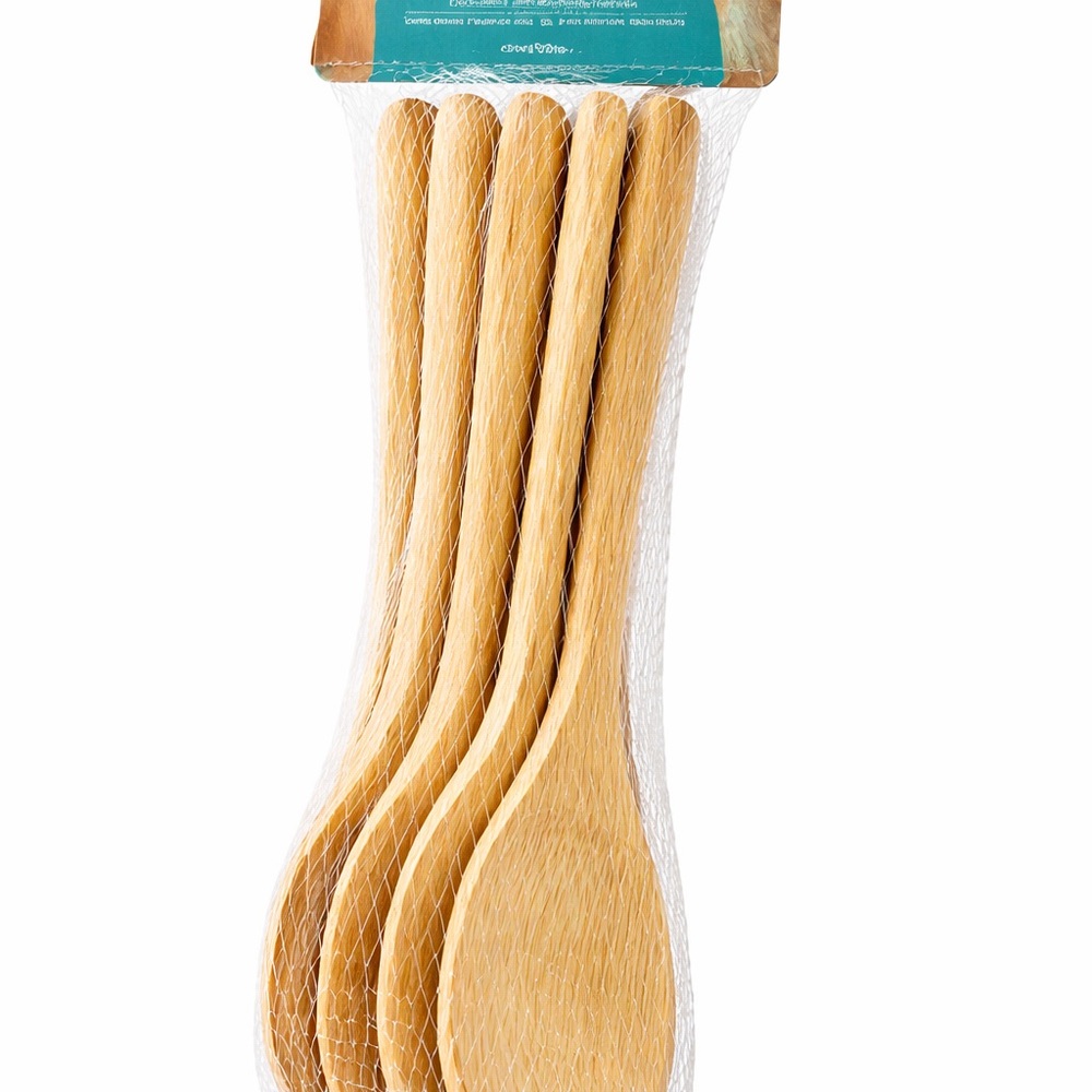 Set of Wooden Cooking Spoons